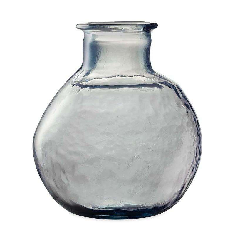 Oval Recycled Glass Balloon Vase, 12